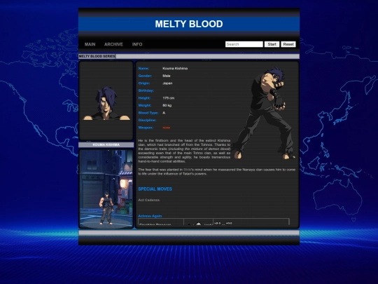 meltyblood/kouma screenshot