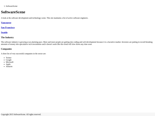 index screenshot