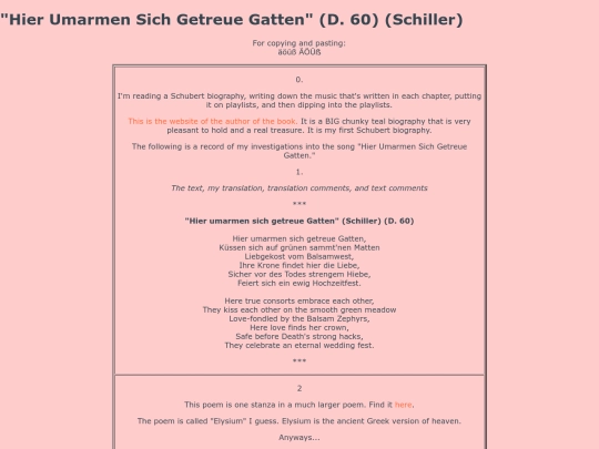 schubert/hierumarmensich screenshot