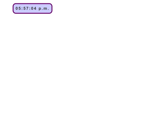 clock screenshot