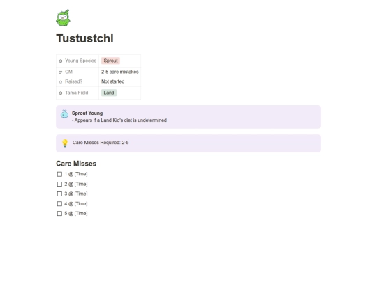 Tamagotchi Paradise Tracker Duplicate/Tustustchi a1e8758db33d82d192c101ec47d8e546 screenshot