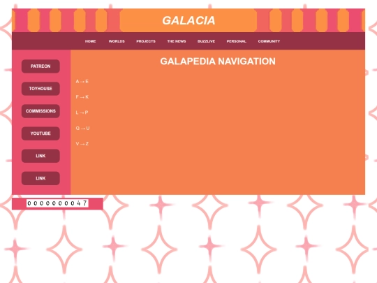 WORLDS/GALAPEDIA screenshot