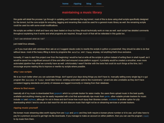 misc/library-maintenance screenshot