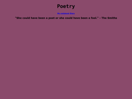 poems screenshot