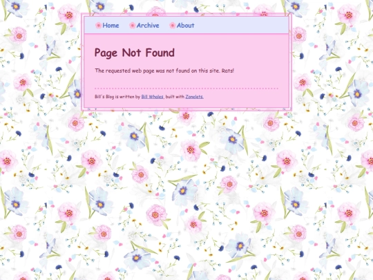 Blog/not_found screenshot
