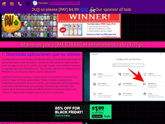 Spamweb/Maneras para mejorar el rendimiento de tu pc screenshot