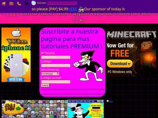 Spamweb/Tutorial como hacer paginas web screenshot