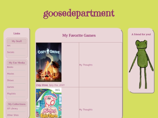 games screenshot