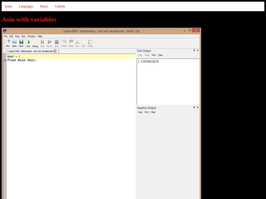 basic256tutorials/examples/lesson-0093-mathematics-asin-with-variables screenshot