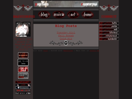blog screenshot