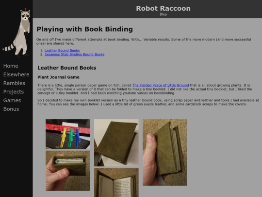 projects/bookbinding screenshot