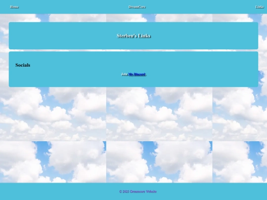 links screenshot
