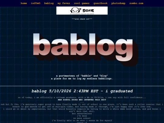 pages/bablog screenshot