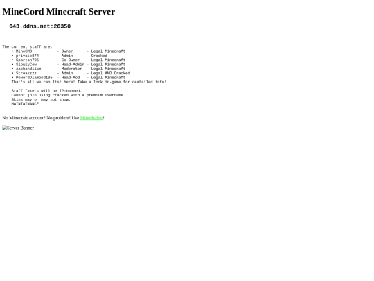 minecraft/server screenshot