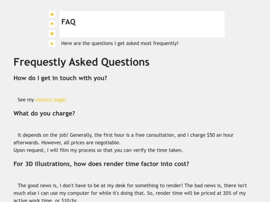 faq screenshot
