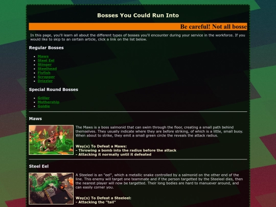 bosses screenshot