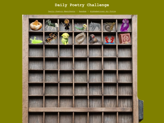 100daysofpoetry screenshot