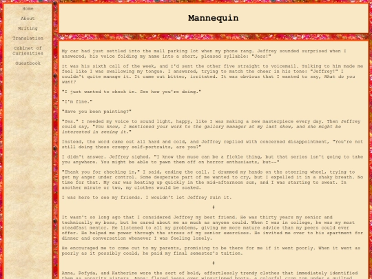 portfolio/mannequin screenshot