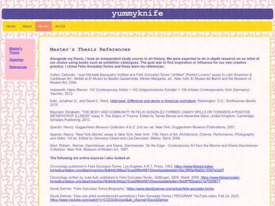 my-art/thesis-references screenshot
