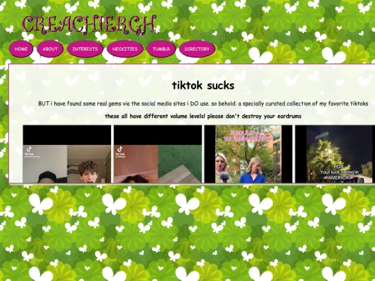 tiktoks screenshot
