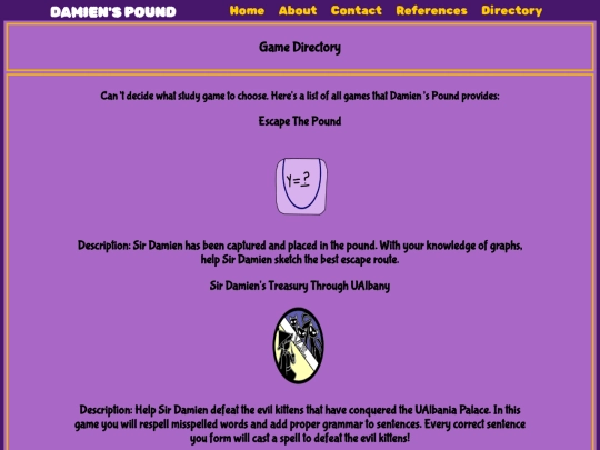 Games screenshot