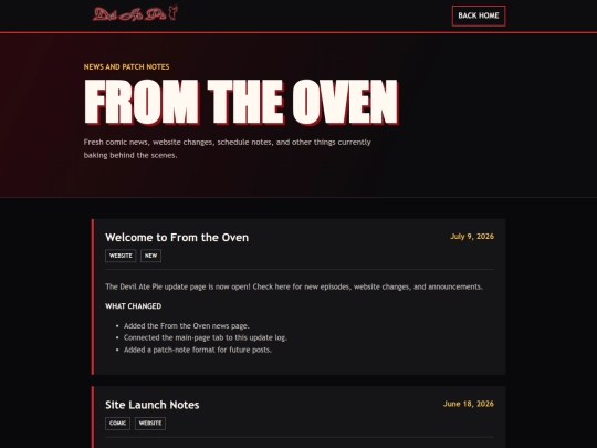 from-the-oven screenshot