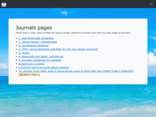 journal screenshot