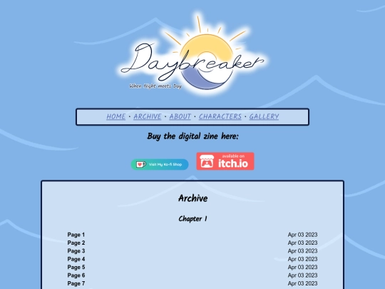 archive screenshot