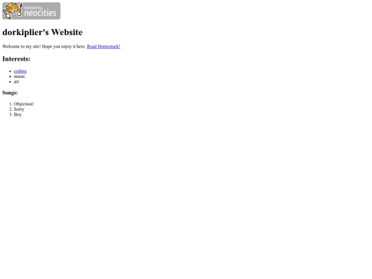 index screenshot