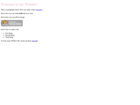 projects screenshot