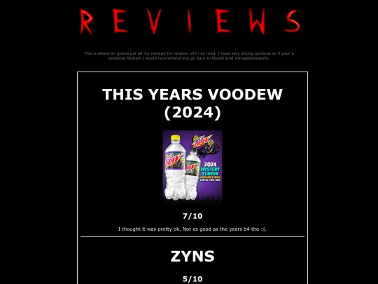 reviews screenshot