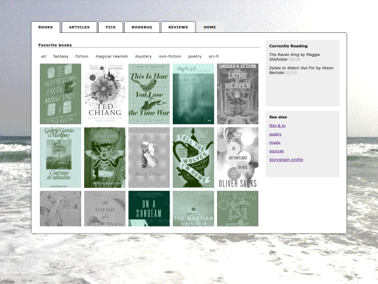 bookshelf screenshot