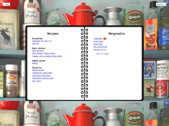 recipes screenshot