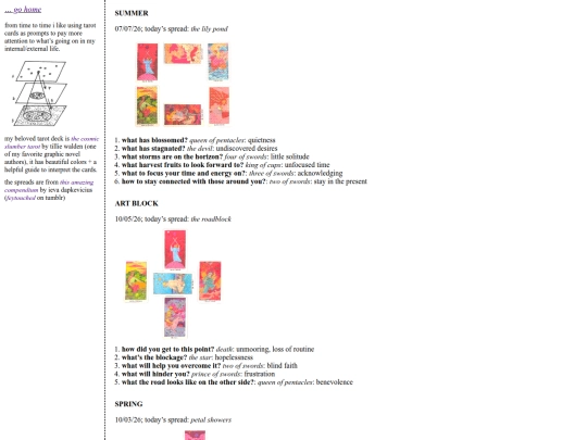 tarot screenshot