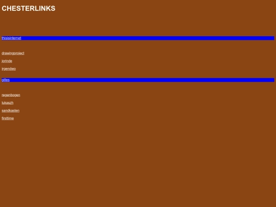 links screenshot