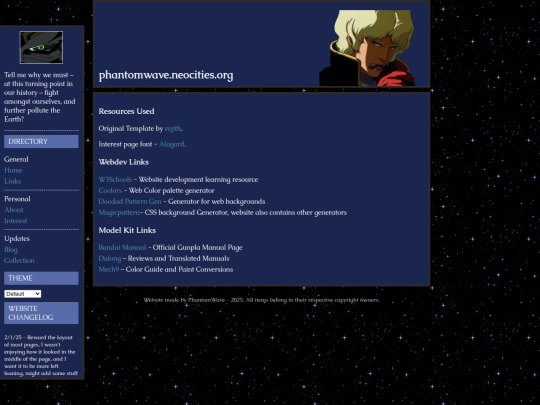 links screenshot