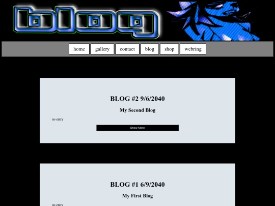 blog screenshot