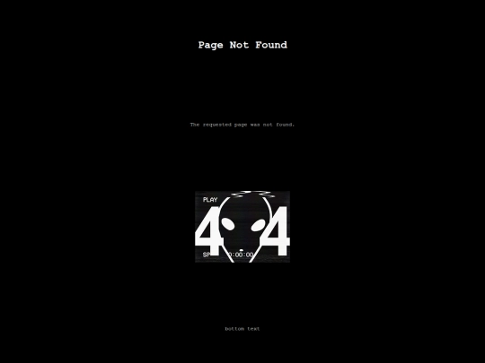 not_found screenshot