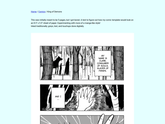 comics/kingofdemons screenshot
