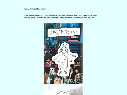 comics/shavedjesus screenshot