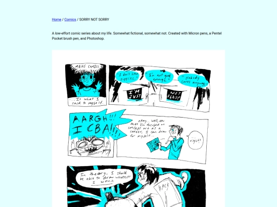 comics/sorrynotsorry screenshot