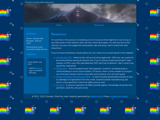 resources screenshot