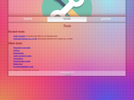 tools screenshot
