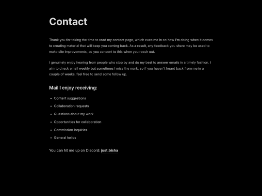 contact screenshot