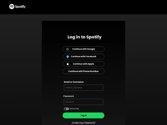 spotify_clone screenshot