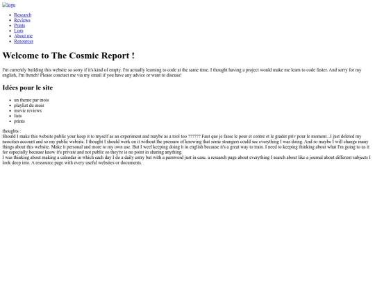 index screenshot