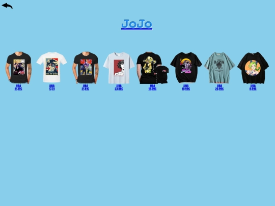 jojoshirt screenshot