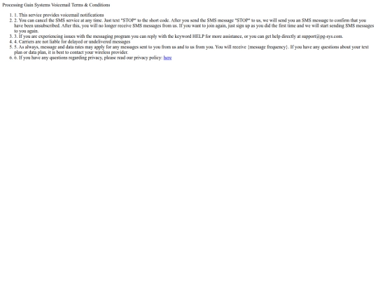 terms screenshot