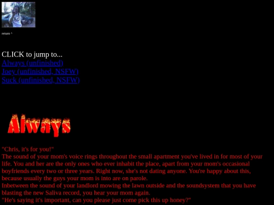 writing screenshot