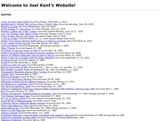 index screenshot